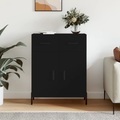 vidaXL, vidaXL Sideboard Schwarz 69,5x34x90 cm Holzwerkstoff