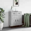 vidaXL, vidaXL Sideboard Betongrau 69,5x34x90 cm Holzwerkstoff