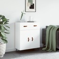 vidaXL, vidaXL Sideboard Weiß 69,5x34x90 cm Holzwerkstoff