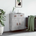 vidaXL, vidaXL Sideboard Betongrau 69,5x34x90 cm Holzwerkstoff