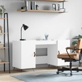 vidaXL, vidaXL Schreibtisch Weiß 140x50x75 cm Holzwerkstoff