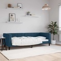 vidaXL, vidaXL Tagesbett Blau 80x200 cm Samt