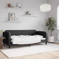 vidaXL, vidaXL Tagesbett Schwarz 90x190 cm Stoff