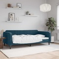 vidaXL, vidaXL Tagesbett Blau 100x200 cm Samt