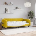 vidaXL, vidaXL Tagesbett Gelb 100x200 cm Samt