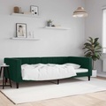 vidaXL, vidaXL Tagesbett Dunkelgrün 100x200 cm Samt