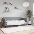 vidaXL, vidaXL Tagesbett Hellgrau 80x200 cm Stoff