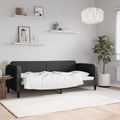 vidaXL, vidaXL Tagesbett Schwarz 80x200 cm Stoff
