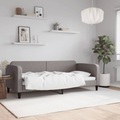 vidaXL, vidaXL Tagesbett Taupe 90x200 cm Stoff