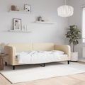 vidaXL, vidaXL Tagesbett Creme 90x200 cm Stoff