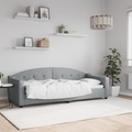 vidaXL, vidaXL Tagesbett Hellgrau 80x200 cm Stoff