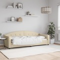 vidaXL, vidaXL Tagesbett Creme 80x200 cm Stoff