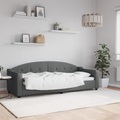 vidaXL, vidaXL Tagesbett Dunkelgrau 80x200 cm Stoff