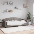 vidaXL, vidaXL Tagesbett Taupe 80x200 cm Stoff