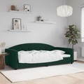 vidaXL, vidaXL Tagesbett Dunkelgrün 100x200 cm Samt