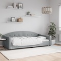 vidaXL, vidaXL Tagesbett Hellgrau 100x200 cm Stoff