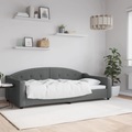 vidaXL, vidaXL Tagesbett Dunkelgrau 100x200 cm Stoff