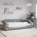 vidaXL, vidaXL Tagesbett Hellgrau 80x200 cm Stoff