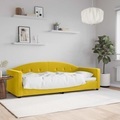 vidaXL, vidaXL Tagesbett Gelb 80x200 cm Samt