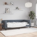 vidaXL, vidaXL Tagesbett Dunkelgrau 90x200 cm Samt