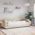vidaXL, vidaXL Tagesbett Creme 90x200 cm Stoff