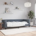 vidaXL, vidaXL Tagesbett Dunkelgrau 80x200 cm Samt