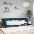 vidaXL, vidaXL Tagesbett Blau 80x200 cm Samt
