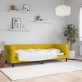 vidaXL, vidaXL Tagesbett Gelb 80x200 cm Samt