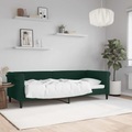 vidaXL, vidaXL Tagesbett Dunkelgrün 80x200 cm Samt