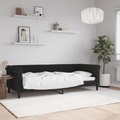 vidaXL, vidaXL Tagesbett Schwarz 80x200 cm Samt