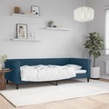 vidaXL, vidaXL Tagesbett Blau 90x200 cm Samt