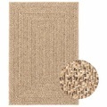 vidaXL, vidaXL Teppich 120x170 cm Jute-Optik Innen und Außen