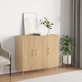 vidaXL, vidaXL Sideboard Sonoma-Eiche 90x34x80 cm Holzwerkstoff