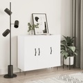 vidaXL, vidaXL Sideboard Weiß 90x34x80 cm Holzwerkstoff
