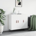 vidaXL, vidaXL Sideboard Weiß 90x34x80 cm Holzwerkstoff