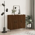 vidaXL, vidaXL Sideboard Braun Eichen-Optik 90x34x80 cm Holzwerkstoff