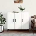 vidaXL, vidaXL Sideboard Weiß 90x34x80 cm Holzwerkstoff