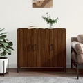 vidaXL, vidaXL Sideboard Braun Eichen-Optik 90x34x80 cm Holzwerkstoff