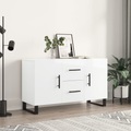 vidaXL, vidaXL Sideboard Hochglanz-Weiß 100x36x60 cm Holzwerkstoff