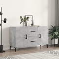 vidaXL, vidaXL Sideboard Betongrau 100x36x60 cm Holzwerkstoff