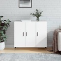 vidaXL, vidaXL Sideboard Weiß 90x34x80 cm Holzwerkstoff