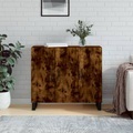 vidaXL, vidaXL Sideboard Räuchereiche 90x34x80 cm Holzwerkstoff