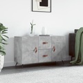 vidaXL, vidaXL Sideboard Betongrau 100x36x60 cm Holzwerkstoff