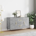 vidaXL, vidaXL Sideboard Betongrau 100x36x60 cm Holzwerkstoff