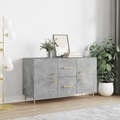 vidaXL, vidaXL Sideboard Betongrau 100x36x60 cm Holzwerkstoff