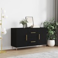 vidaXL, vidaXL Sideboard Schwarz 100x36x60 cm Holzwerkstoff