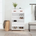vidaXL, vidaXL Schuhschrank Weiß 60x35x105 cm Holzwerkstoff