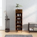vidaXL, vidaXL Schuhschrank Räuchereiche 30x35x105 cm Holzwerkstoff