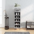 vidaXL, vidaXL Schuhschrank Betongrau 30x35x105 cm Holzwerkstoff