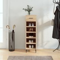 vidaXL, vidaXL Schuhschrank Sonoma-Eiche 30x35x105 cm Holzwerkstoff